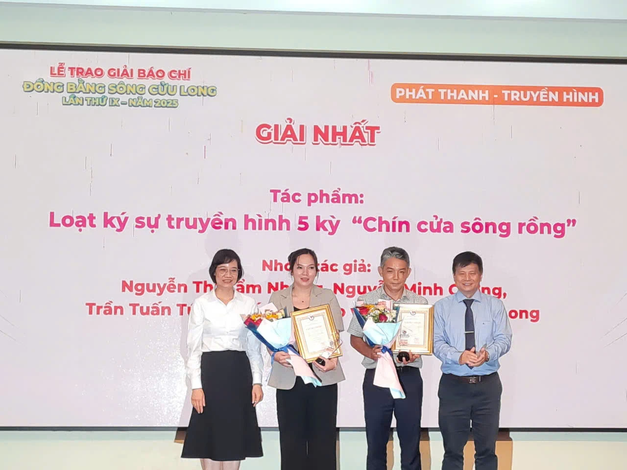 Trao Giải Báo chí ĐBSCL lần thứ IX